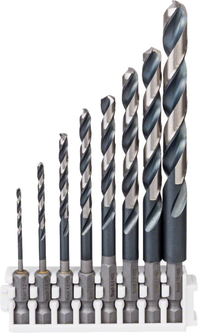 Bosch - Impact Control Serisi HSS Metal Matkap Ucu Seti 8'li - Click