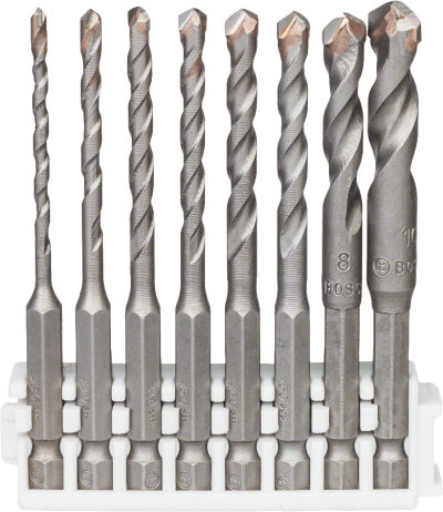 Bosch - HEX-9 Ceramic Altıgen Şaftlı Matkap Ucu 8'li Set - Click