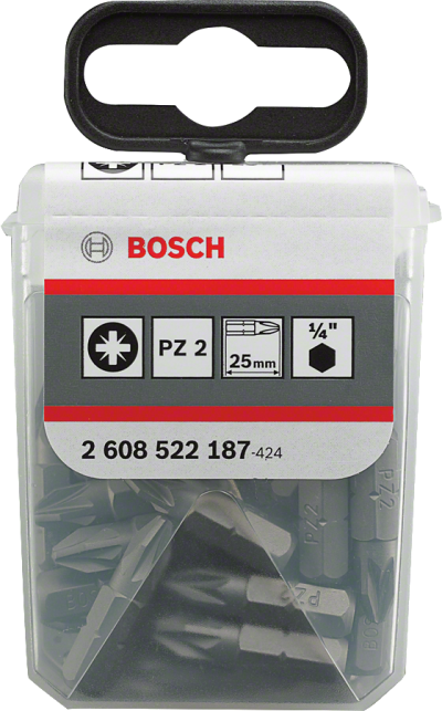 Bosch - PZ2*25 mm 25'li TicTac Kutu