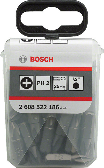 Bosch - PH2*25 mm 25'li TicTac Kutu