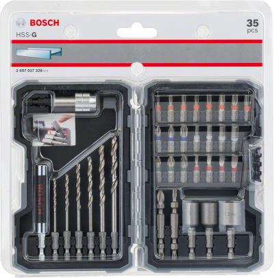 Bosch - Profesyonel 35 Parça Metal için Delme ve Vidalama Seti