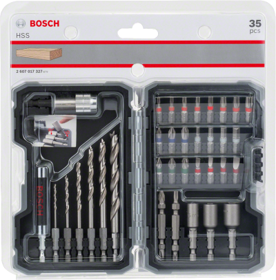 Bosch - Profesyonel 35 Parça Ahşap için Delme ve Vidalama Seti