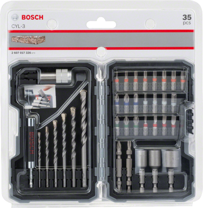 Bosch - Profesyonel 35 Parça Beton için Delme ve Vidalama Seti