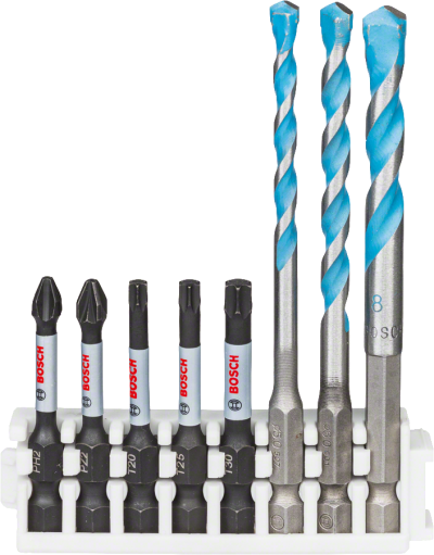 Bosch - Impact Control Serisi HEX-9 MC/Power Bit Karışık 8'li Set
