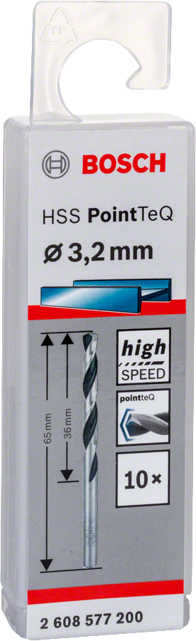 Bosch - HSS-PointeQ Metal Matkap Ucu 3,2 mm 10'lu