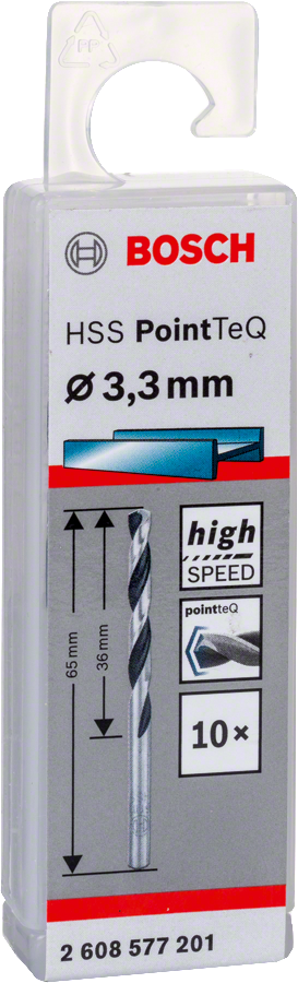 Bosch - HSS-PointeQ Metal Matkap Ucu 3,3 mm 10'lu