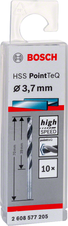 Bosch - HSS-PointeQ Metal Matkap Ucu 3,7 mm 10'lu