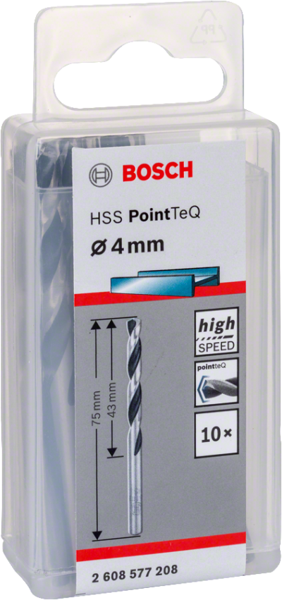 Bosch - HSS-PointeQ Metal Matkap Ucu 4,0 mm 10'lu