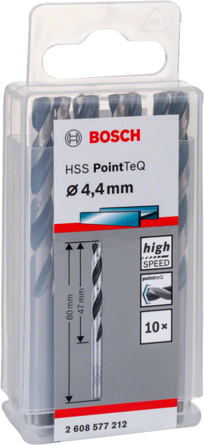 Bosch - HSS-PointeQ Metal Matkap Ucu 4,4 mm 10'lu