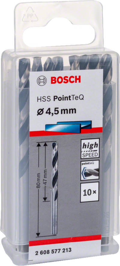Bosch - HSS-PointeQ Metal Matkap Ucu 4,5 mm 10'lu