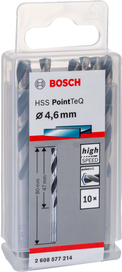 Bosch - HSS-PointeQ Metal Matkap Ucu 4,6 mm 10'lu