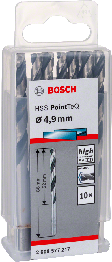 Bosch - HSS-PointeQ Metal Matkap Ucu 4,9 mm 10'lu
