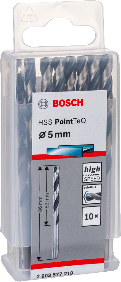 Bosch - HSS-PointeQ Metal Matkap Ucu 5,0 mm 10'lu