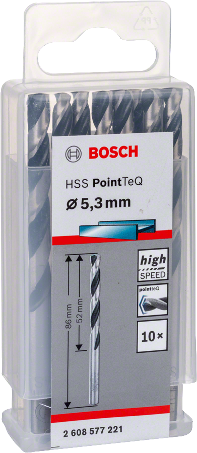 Bosch - HSS-PointeQ Metal Matkap Ucu 5,3 mm 10'lu