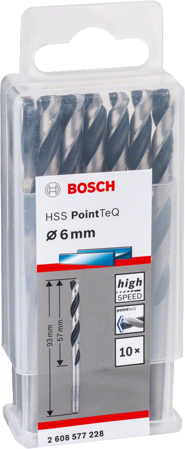 Bosch - HSS-PointeQ Metal Matkap Ucu 6,0 mm 10'lu