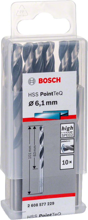Bosch - HSS-PointeQ Metal Matkap Ucu 6,1 mm 10'lu