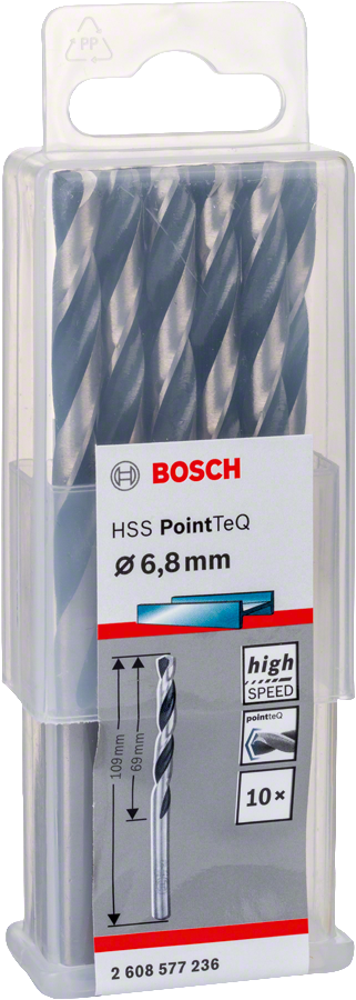 Bosch - HSS-PointeQ Metal Matkap Ucu 6,8 mm 10'lu