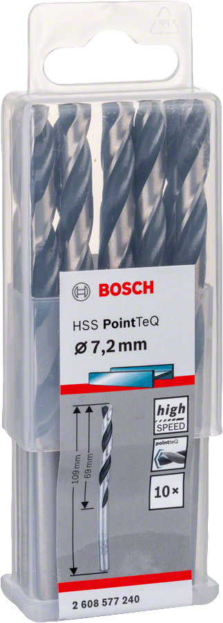Bosch - HSS-PointeQ Metal Matkap Ucu 7,2 mm 10'lu