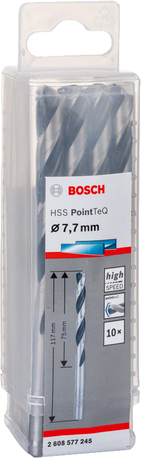 Bosch - HSS-PointeQ Metal Matkap Ucu 7,7 mm 10'lu