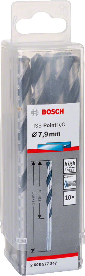 Bosch - HSS-PointeQ Metal Matkap Ucu 7,9 mm 10'lu