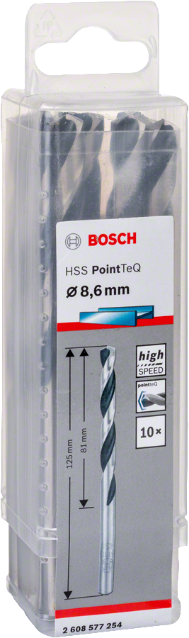 Bosch - HSS-PointeQ Metal Matkap Ucu 8,6 mm 10'lu
