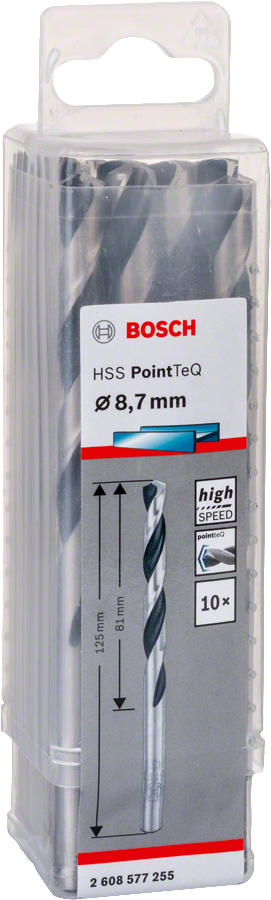 Bosch - HSS-PointeQ Metal Matkap Ucu 8,7 mm 10'lu