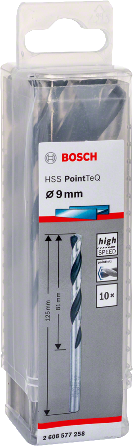 Bosch - HSS-PointeQ Metal Matkap Ucu 9,0 mm 10'lu
