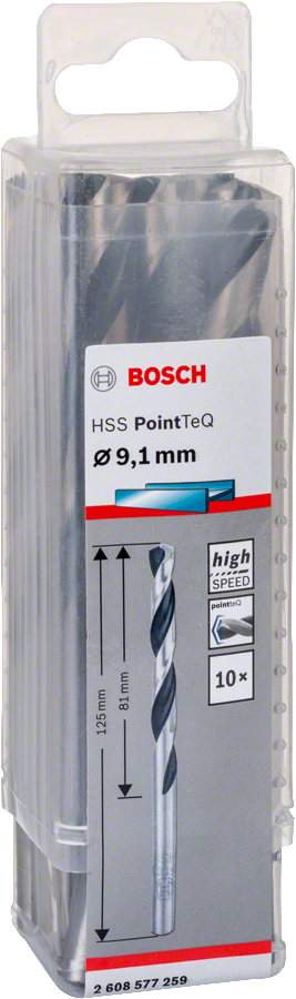 Bosch - HSS-PointeQ Metal Matkap Ucu 9,1 mm 10'lu