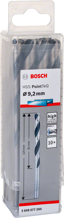 Bosch - HSS-PointeQ Metal Matkap Ucu 9,2 mm 10'lu