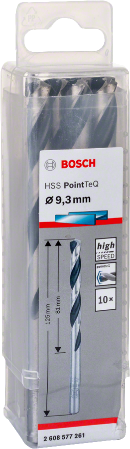 Bosch - HSS-PointeQ Metal Matkap Ucu 9,3 mm 10'lu