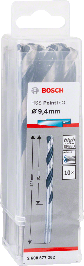 Bosch - HSS-PointeQ Metal Matkap Ucu 9,4 mm 10'lu