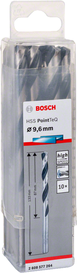 Bosch - HSS-PointeQ Metal Matkap Ucu 9,6 mm 10'lu