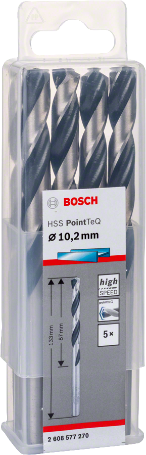 Bosch - HSS-PointeQ Metal Matkap Ucu 10,2 mm 5'li