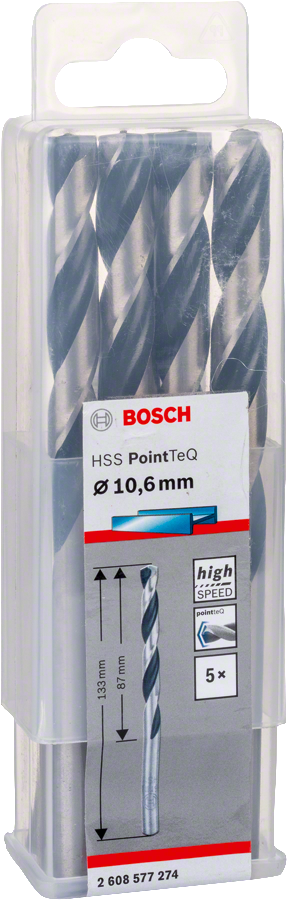 Bosch - HSS-PointeQ Metal Matkap Ucu 10,6 mm 5'li