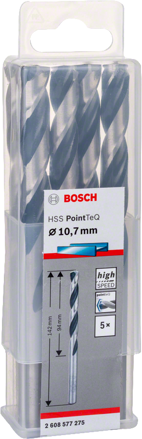 Bosch - HSS-PointeQ Metal Matkap Ucu 10,7 mm 5'li