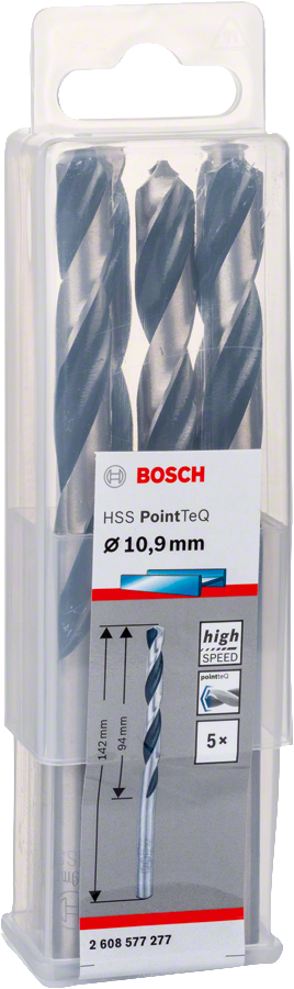 Bosch - HSS-PointeQ Metal Matkap Ucu 10,9 mm 5'li