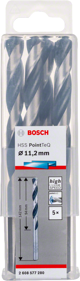 Bosch - HSS-PointeQ Metal Matkap Ucu 11,2 mm 5'li