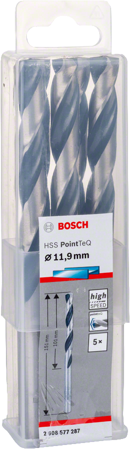 Bosch - HSS-PointeQ Metal Matkap Ucu 11,9 mm 5'li