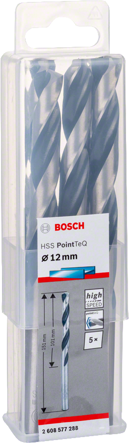 Bosch - HSS-PointeQ Metal Matkap Ucu 12,0 mm 5'li