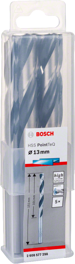Bosch - HSS-PointeQ Metal Matkap Ucu 13,0 mm 5'li