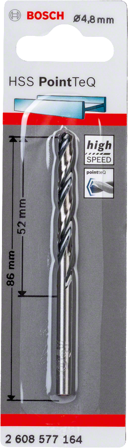 Bosch - HSS-PointeQ Metal Matkap Ucu 4,8 mm