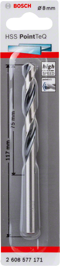 Bosch - HSS-PointeQ Metal Matkap Ucu 8,0 mm
