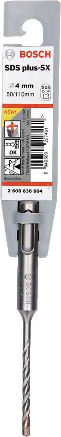 Bosch - SDS-Plus-5X Serisi Kırıcı Delici Matkap Ucu 4*110 mm