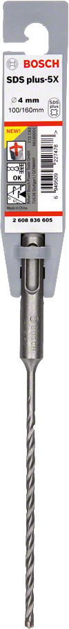 Bosch - SDS-Plus-5X Serisi Kırıcı Delici Matkap Ucu 4*160 mm
