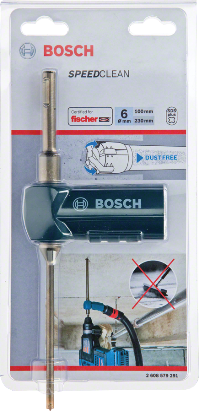 Bosch - SDS-Plus-9 Speed Clean Serisi Toz Atma Kanallı Kırıcı Delici Matkap Ucu 6*230 mm