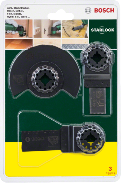 Bosch - Starlock - Promo Ahşap Başlangıç Seti 3 Parça