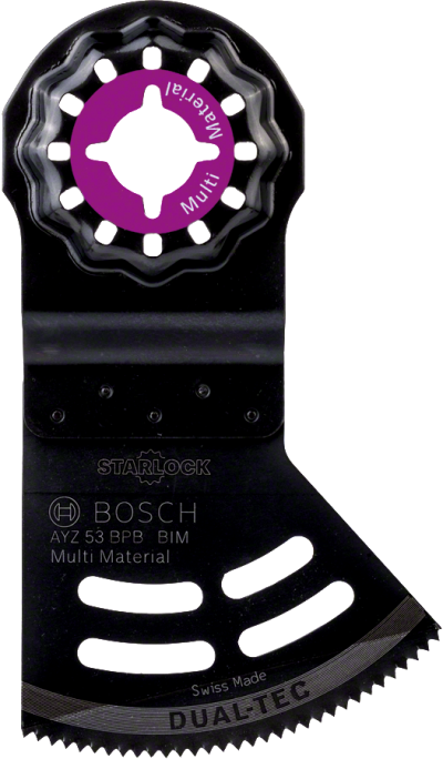 Bosch - Starlock - AYZ 53 BPB - BIM Çoklu Malzeme İçin Daldırmalı ve Yana Kesim Testere Bıçağı 5'li