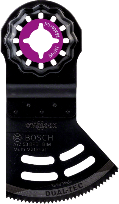 Bosch - Starlock - AYZ 53 BPB - BIM Çoklu Malzeme İçin Daldırmalı ve Yana Kesim Testere Bıçağı 10'lu