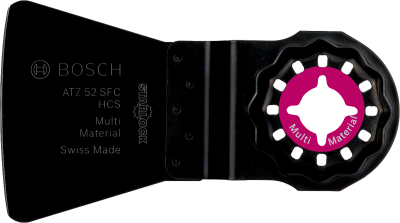 Bosch - Starlock - ATZ 52 SFC - HCS Yumuşak Silikon ve Boya Artıkları İçin Esnek Raspa Bıçağı 10'lu