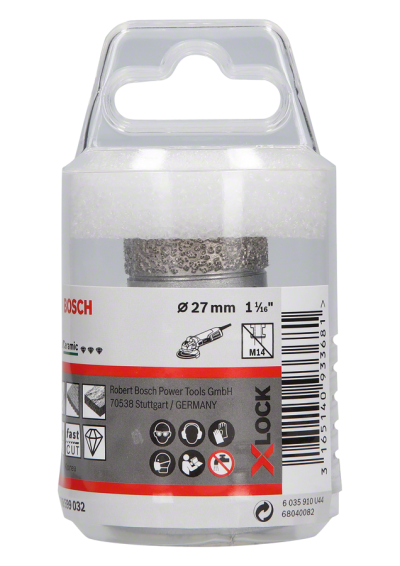 Bosch - X-LOCK - Best Serisi, Taşlama İçin Seramik Kuru Elmas Delici 27*35 mm